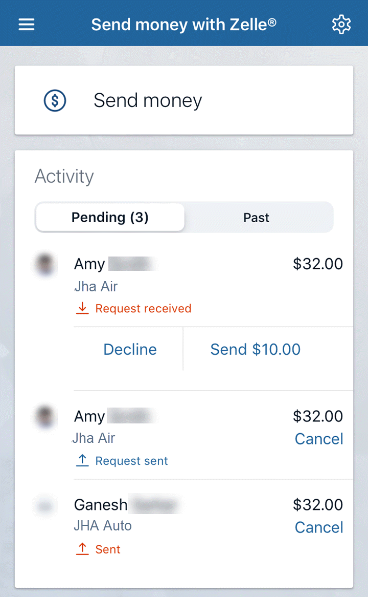 Sending Money With Zelle