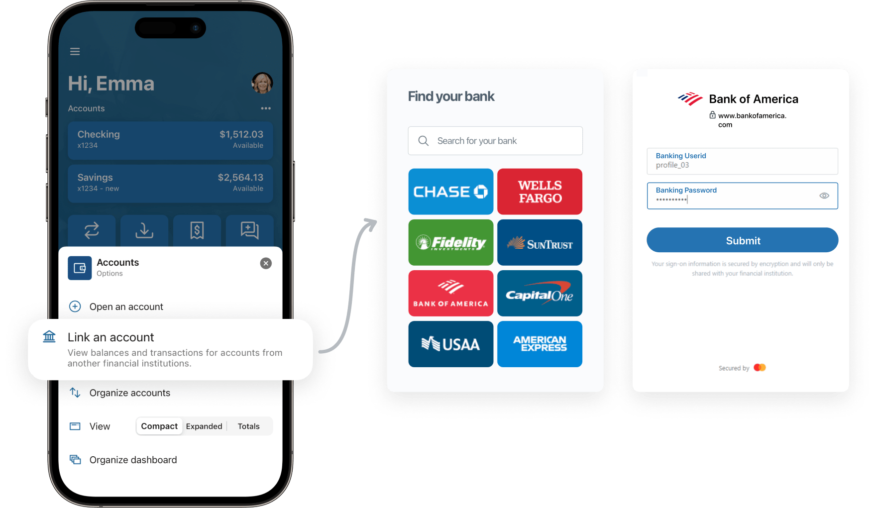 Connected Accounts Banno