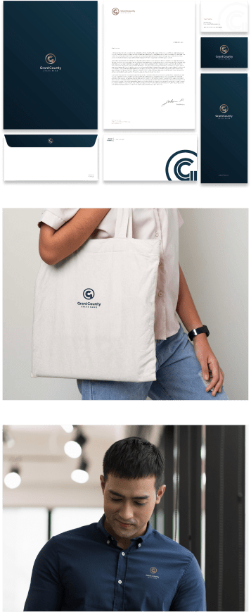 Grant County branding on products