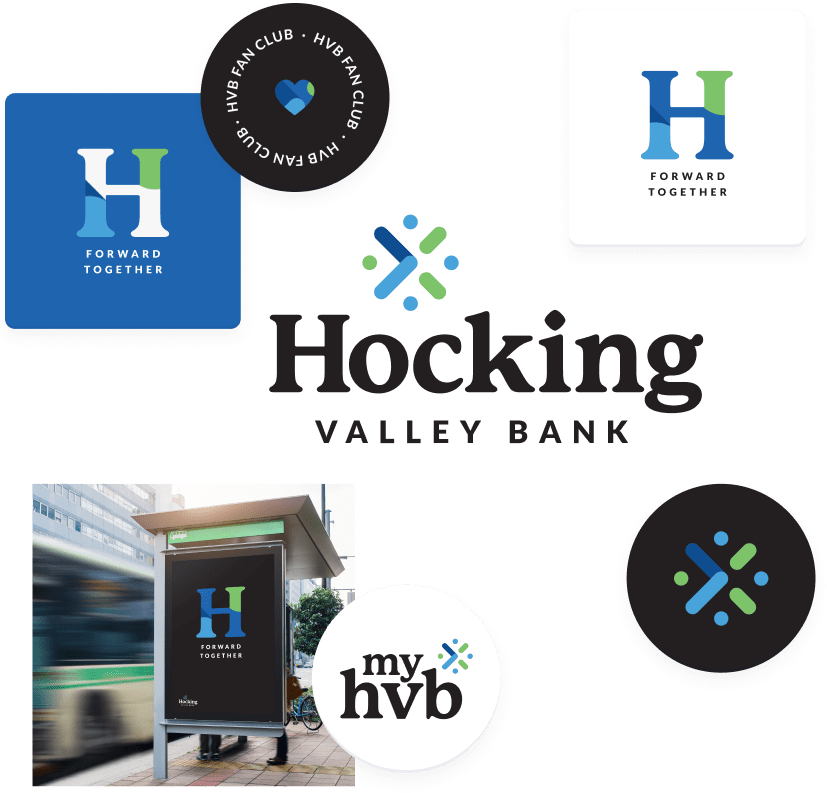 Hocking Valley Bank Logo Design
