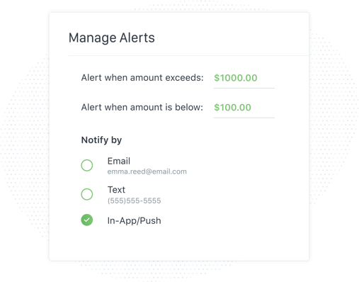 Manage your alerts
