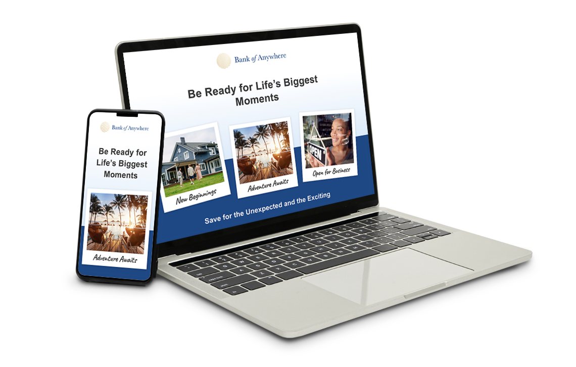 Example of new Geezeo campaign available on the Jack Henry Marketing Center.