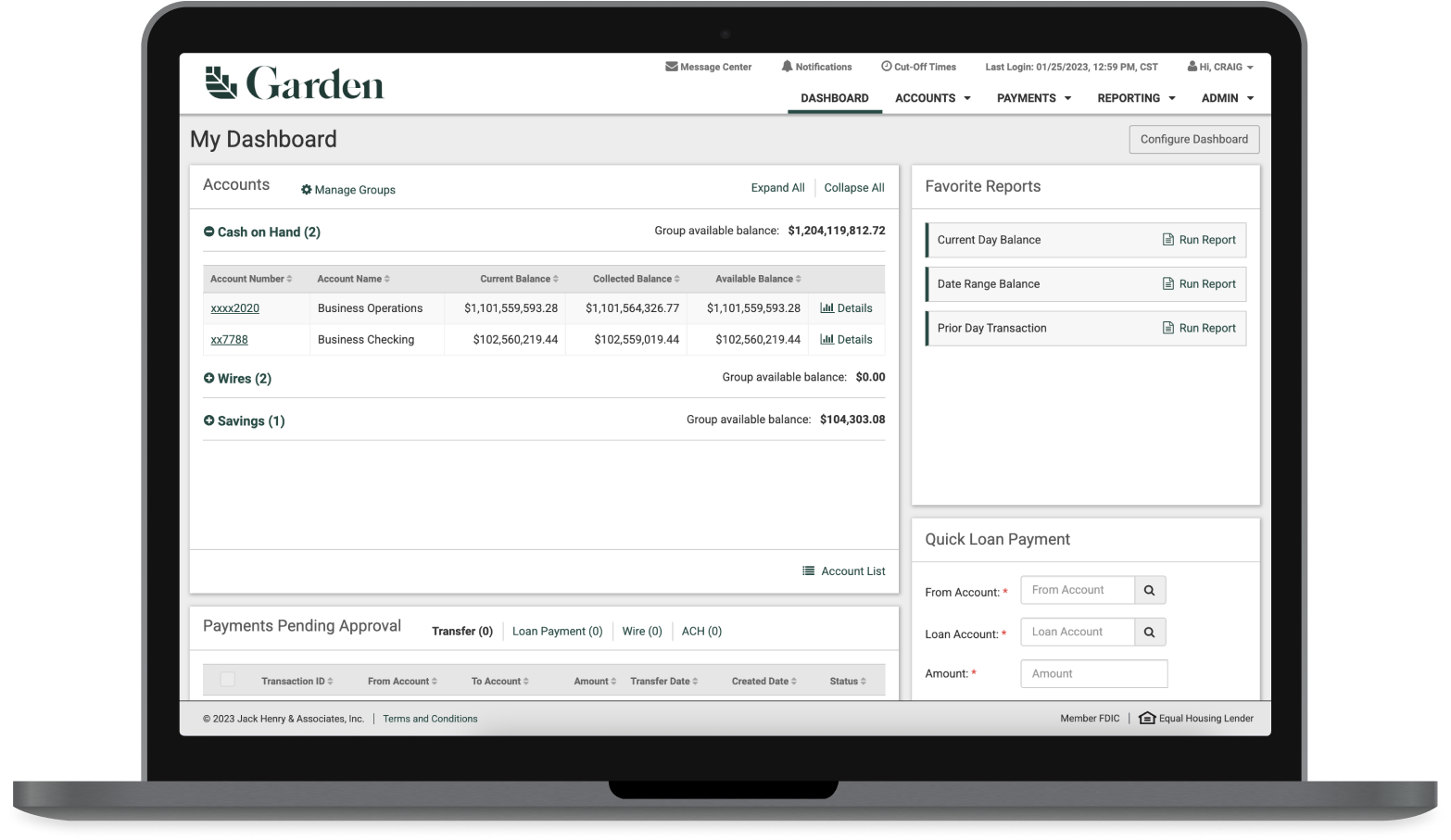 Treasury Management Banno