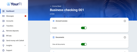 Electronic Document Permissions for Banno Business